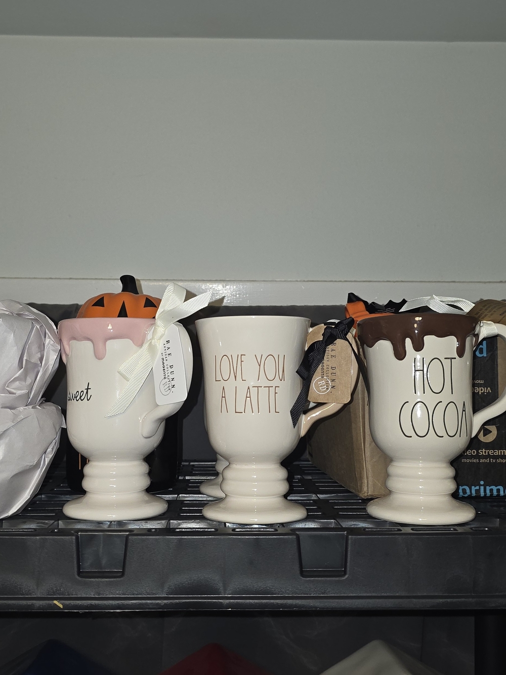 Rae Dunn Tall Mug Set
